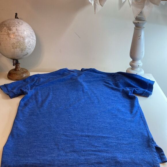 POLO RALPH LAUREN M Blue/Yellow Unisex Polo Shirt - Picture 9 of 10